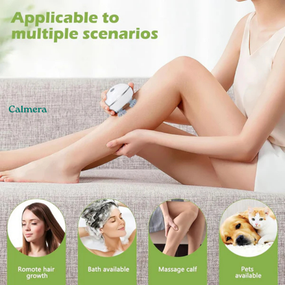 Calmera 3-Minute Relaxing Massager For You And Your Pet - Soft, Rotating Pressure That Feels Like Gentle Fingertips On The Scalp.